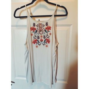 Floral Embroidered Top